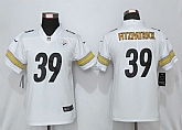 Women Nike Pittsburgh Steelers 39 Fitzpatrick White Vapor Untouchable Limited Jersey,baseball caps,new era cap wholesale,wholesale hats
